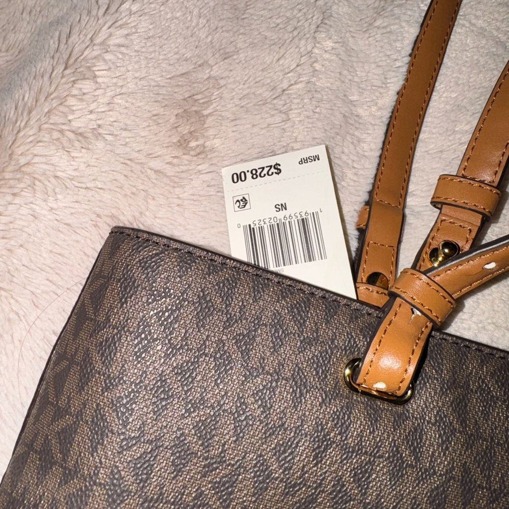 Michael Kors Signature Brown Tote - Picture 2 of 4